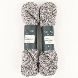 Shibui Knits Nest Yarn DK Weight 2 Skeins Fine Highland Wool Alpaca Ash Color